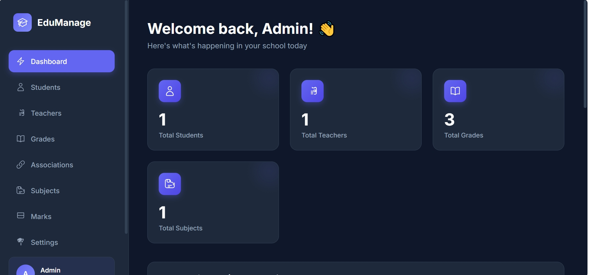 Gallery image for School Web Application
