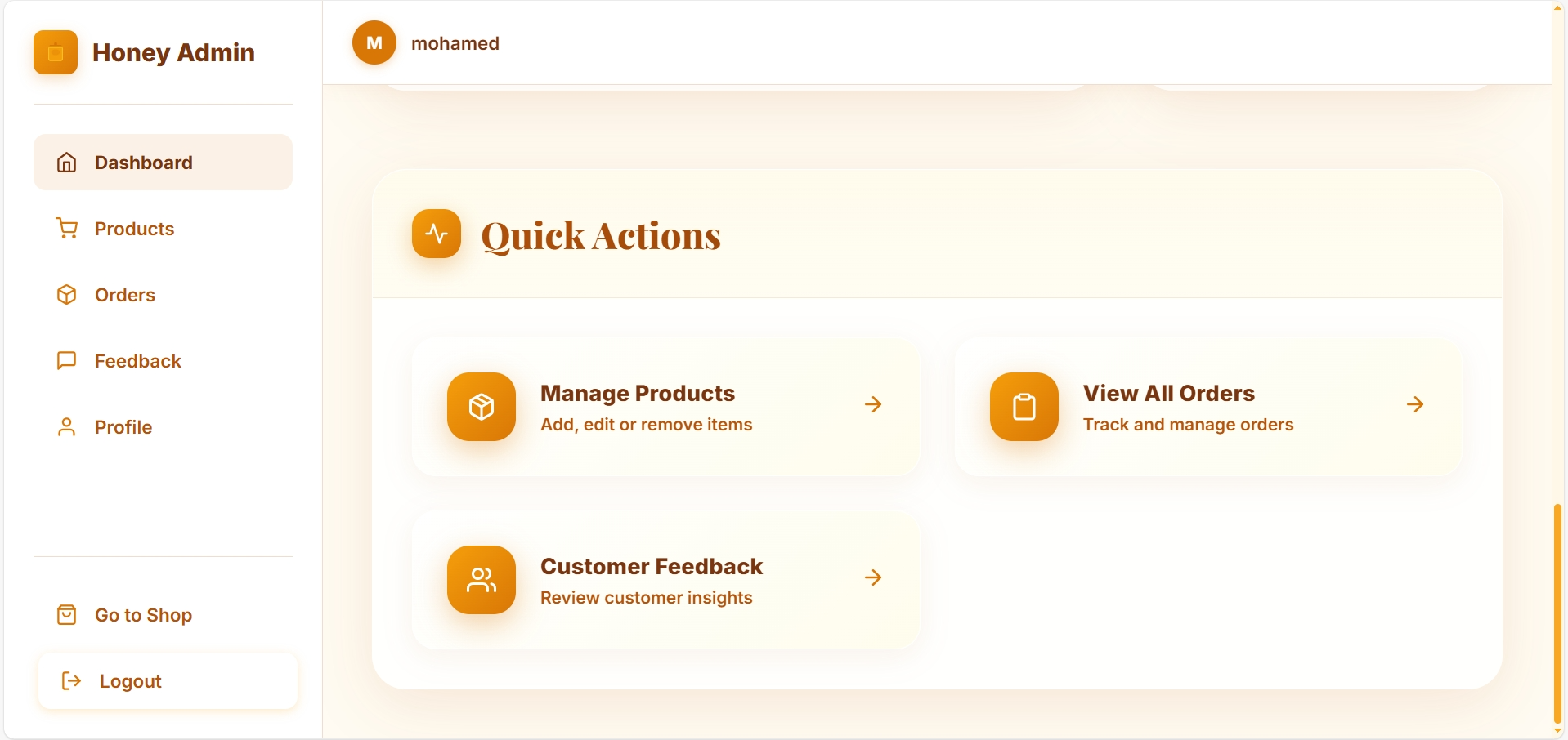 Gallery image for Honey Web Application